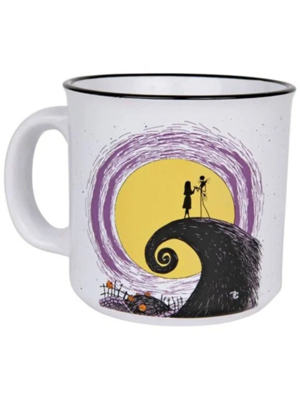 Nightmare Before Christmas Disney Jack & Sally Camper Mug 20 oz NWT Tim Burton